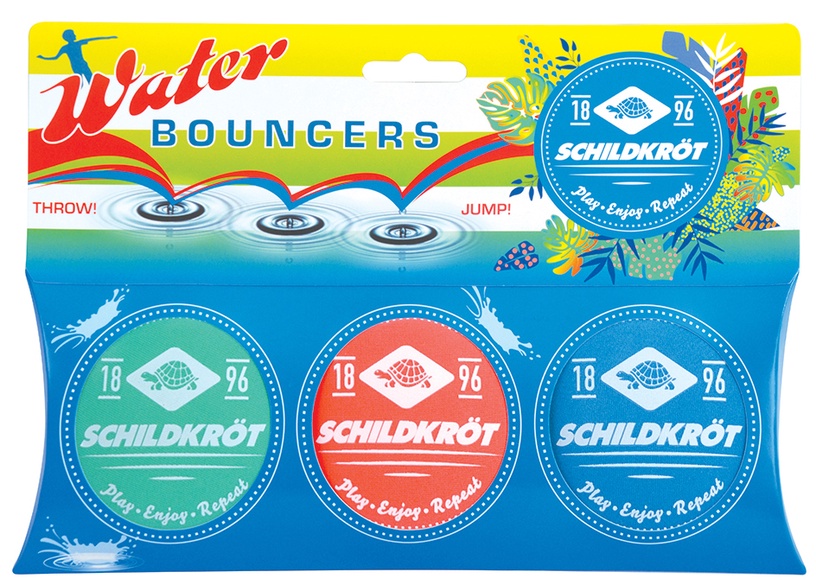 Komplekt Schildkrot Water Bouncer Tropical, sinine/punane/roheline, 3 tk
