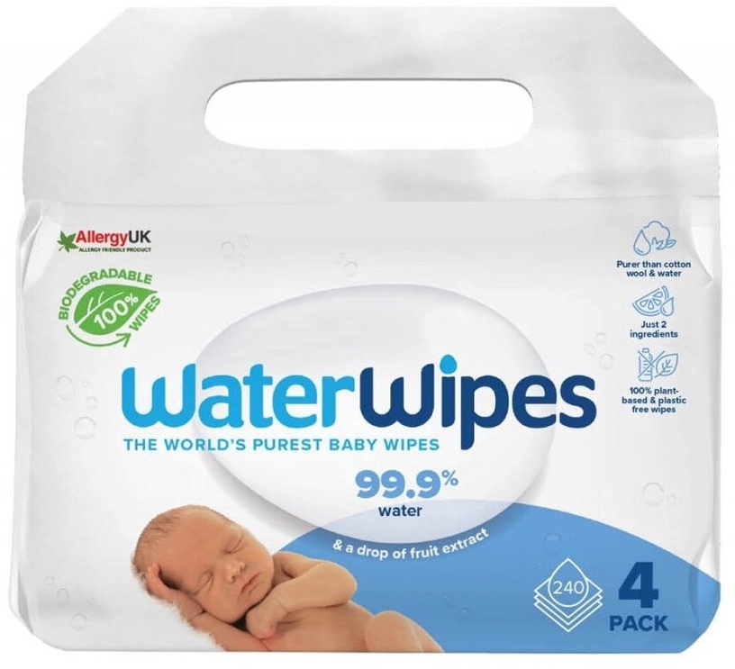 Bērnu salvetes WaterWipes, 240 gab.