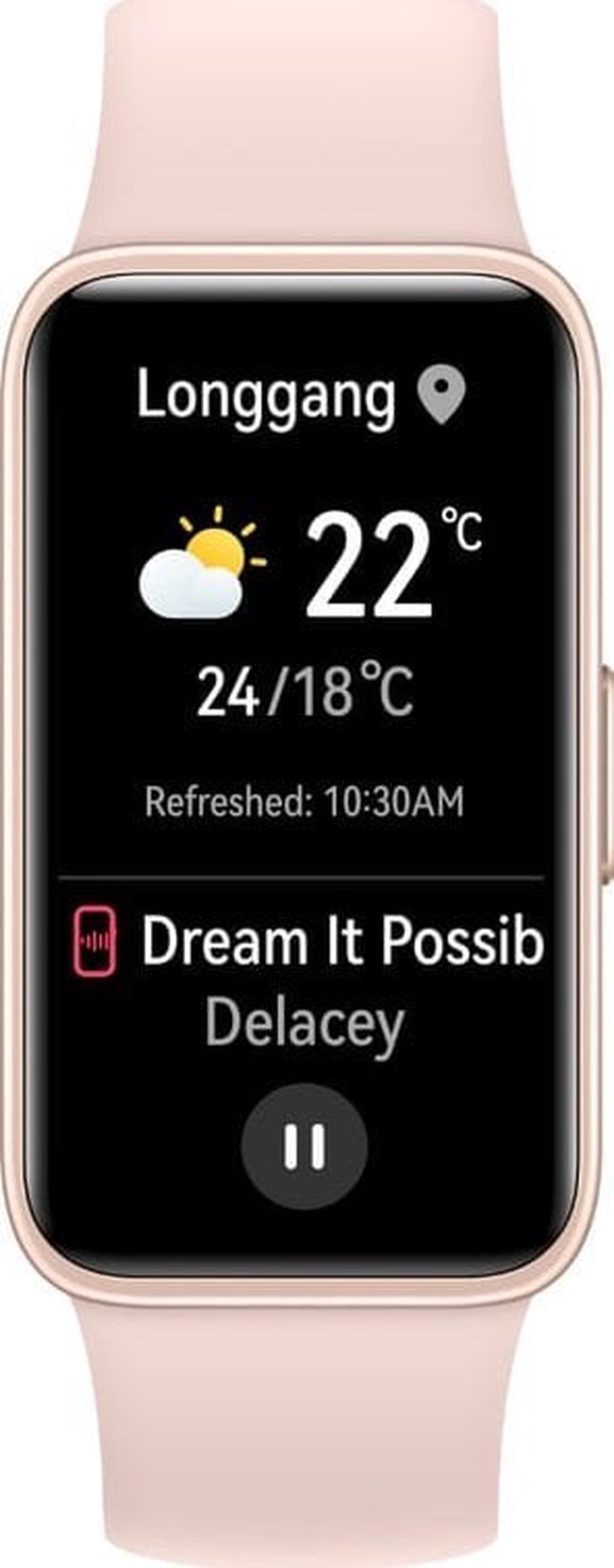Viedais pulkstenis Huawei Band 8, rozā