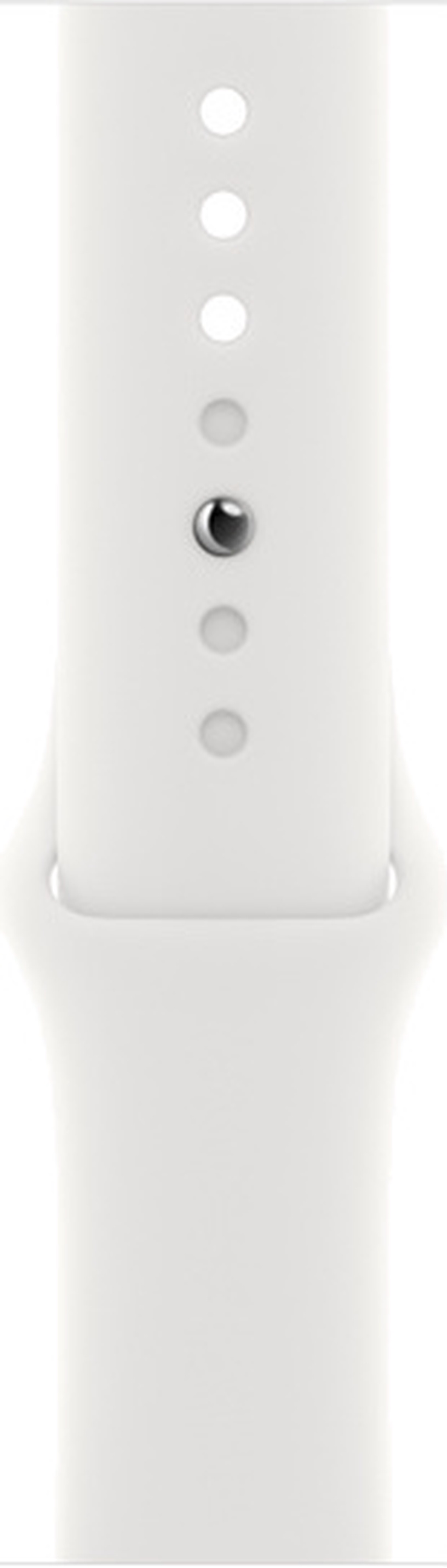 Nutikell Apple Watch SE GPS + Cellular (2nd Gen) 44mm Silver Aluminium Case with White Sport Band - Regular, hõbe