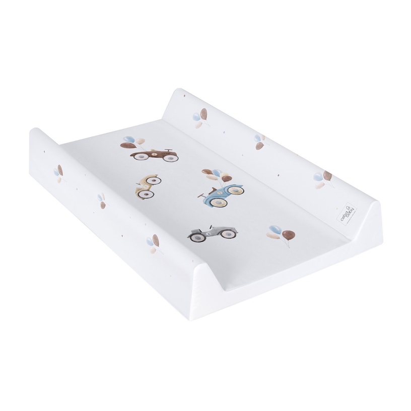 Развивающий коврик Ceba Baby Retro Cars, 50 см x 70 см, белый/многоцветный