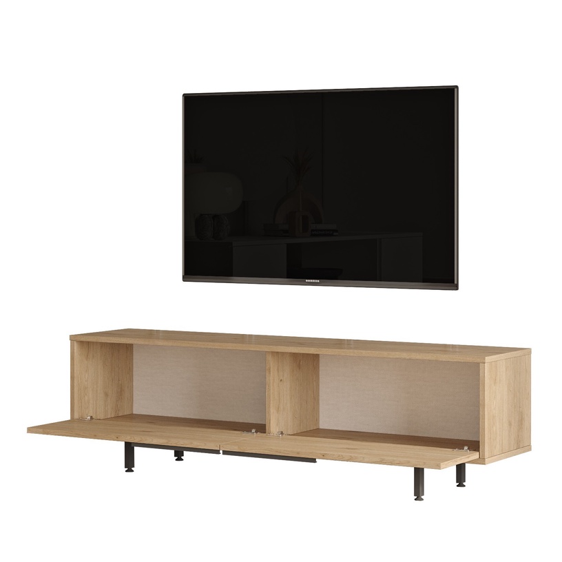 TV-laud Kalune Design ON1-SU, tamm/pähklipuu, 35.5 cm x 160 cm x 45.1 cm