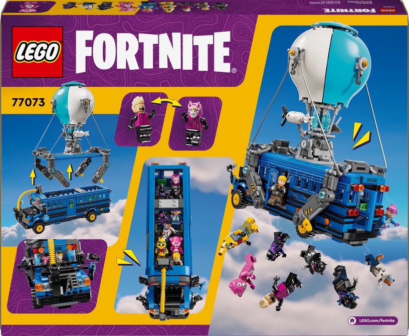 Конструктор LEGO® Fortnite Battle Bus 77073, 954 шт.