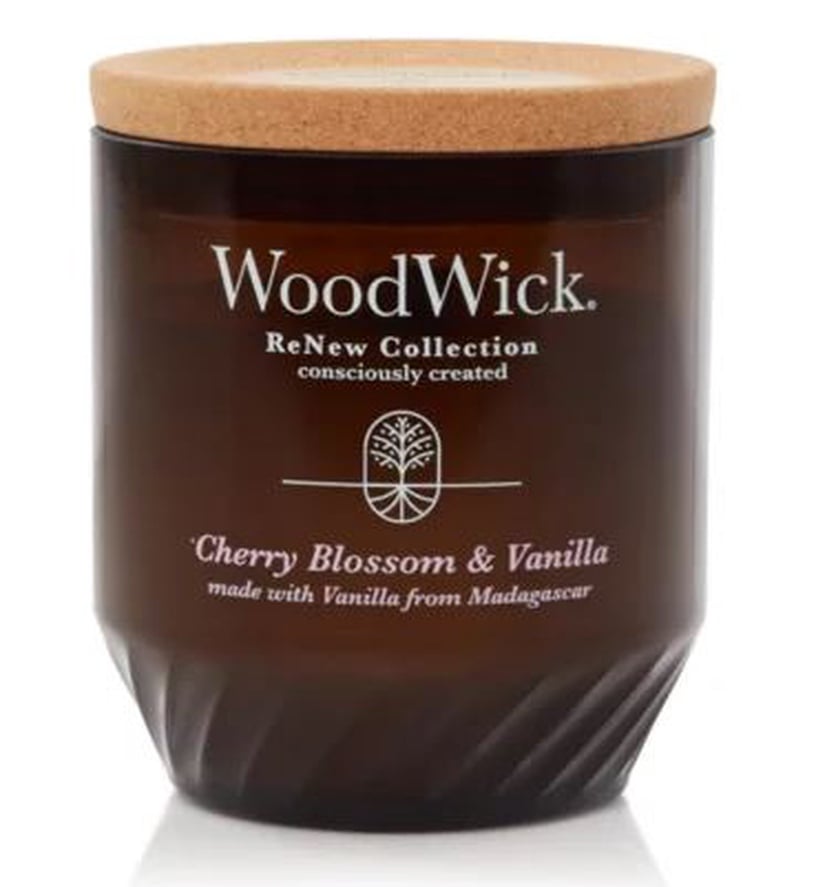 Свеча, ароматическая WoodWick Renew Medium Cherry Blossom & Vanilla, 20 - 40 час, 184 г