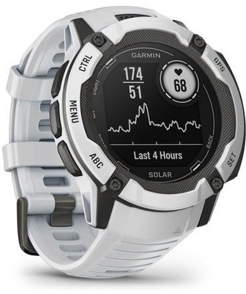 Умные часы Garmin Instinct 2X Solar 010-02805-04, белый