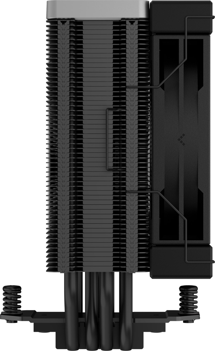 Воздушный охладитель для процессора Deepcool AK400 Zero Dark, 127 мм x 155 мм
