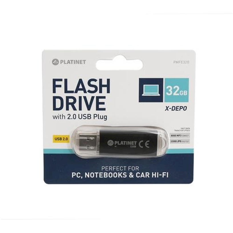 USB zibatmiņa Platinet X-Depo, 32 GB
