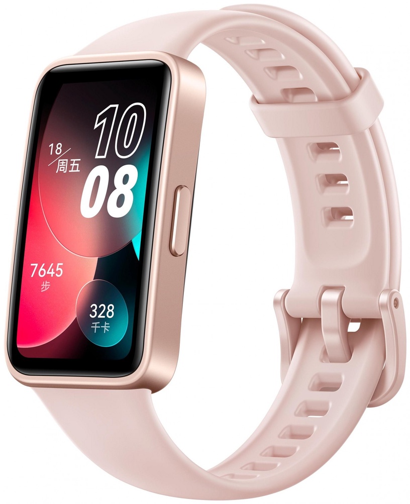 Viedais pulkstenis Huawei Band 8, rozā