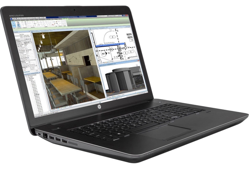Ноутбук HP ZBook 17 G3, oбновленный, переупакованный, Intel® Core™ i5-6440HQ, 32 GB, 256 GB, 17.3 ″, Intel HD, черный, en
