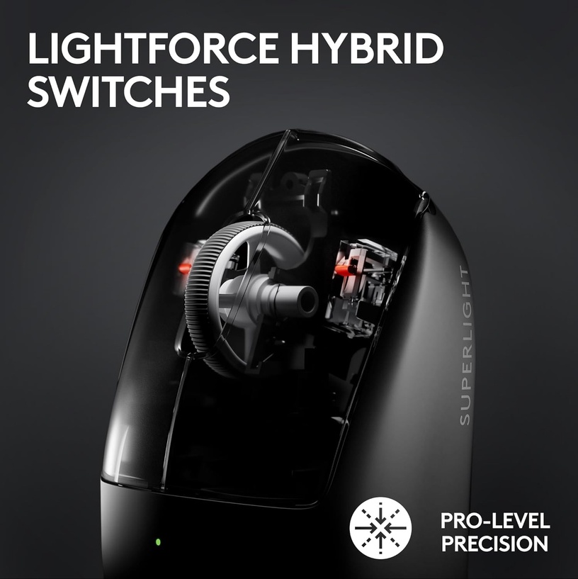 Spēļu pele Logitech G Pro X 2 Superlight, balta