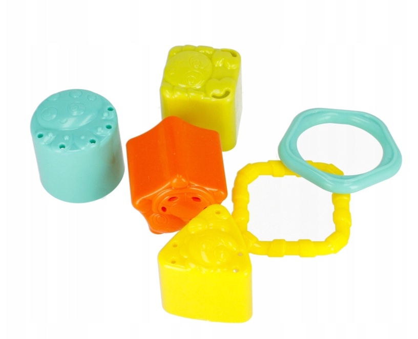Vannitoa mänguasjade komplekt Playgro Hippo Sort & Stack, mitmevärviline