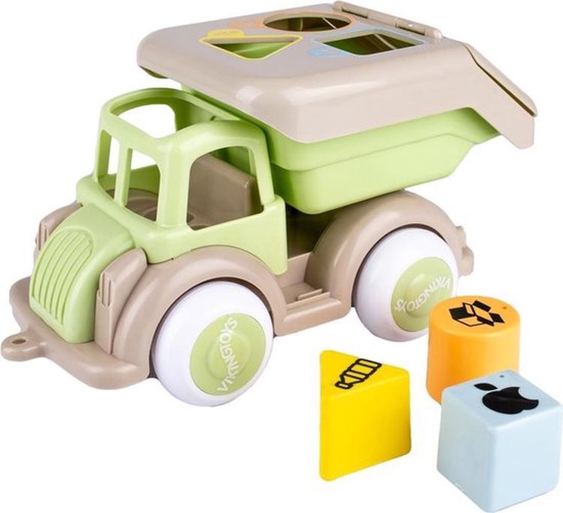 Rotaļlietu atkritumu vedējs Viking Toys Ecoline Jumbo 045-20-1280, daudzkrāsaina