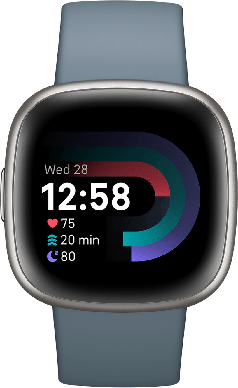 Nutikell Fitbit Versa 4 FB523SRAG, plaatina