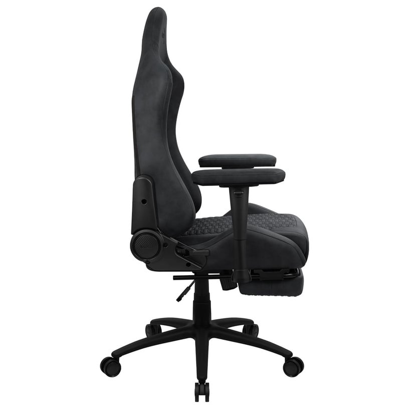 Spēļu krēsls AeroCool ROYAL AeroSuede, tumši pelēks
