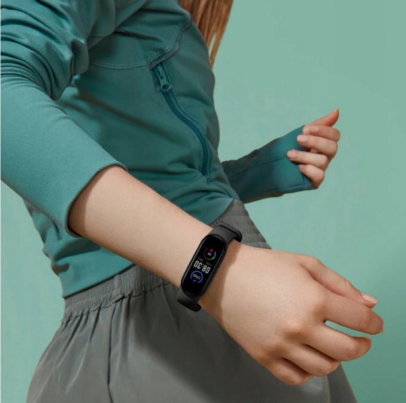 iWear SM7 Fitnesa IP67 Aproce 0.96'' TFT ar HR & Asinsspiediena mēr. / Soc. tīkli / Miega monitoru Dzeltena