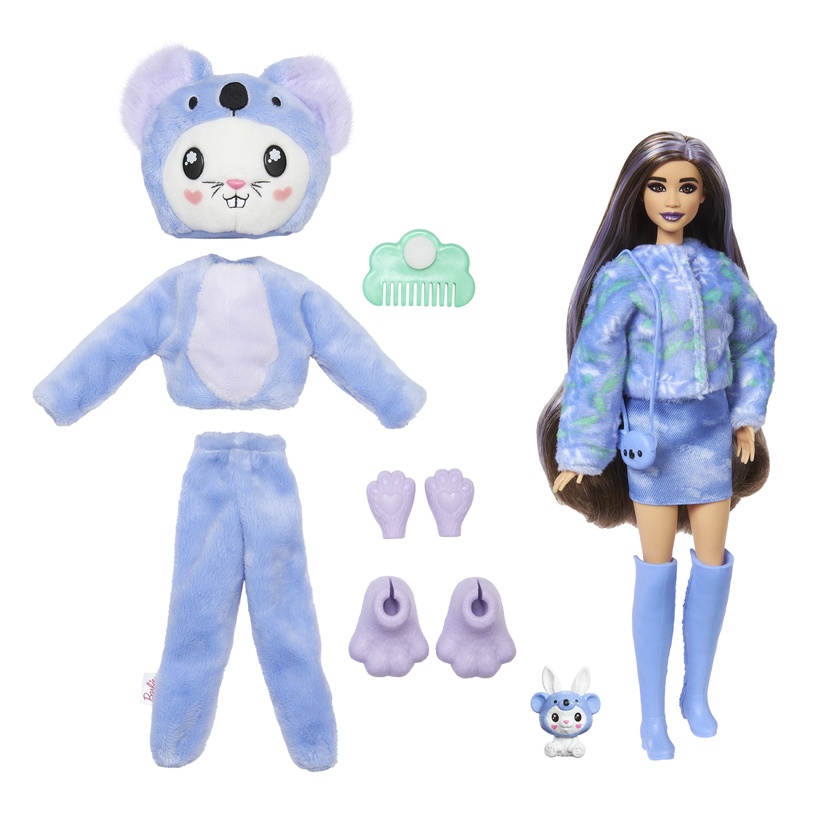 Nukk aksessuaaridega Mattel Barbie Cutie Reveal HRK22, 29 cm