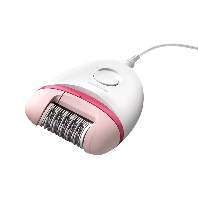 Эпилятор Philips Satinelle Essential BRE235/00, белый/розовый