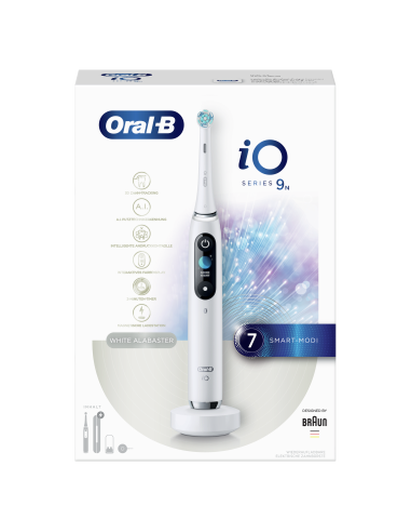 Elektriskā zobu birste Oral-B iO9, balta
