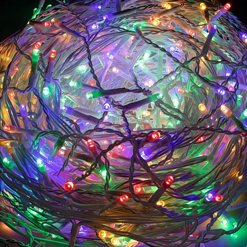 Гирлянда лампочек Springos CL0503, 20 м, многоцветный, 500 LED