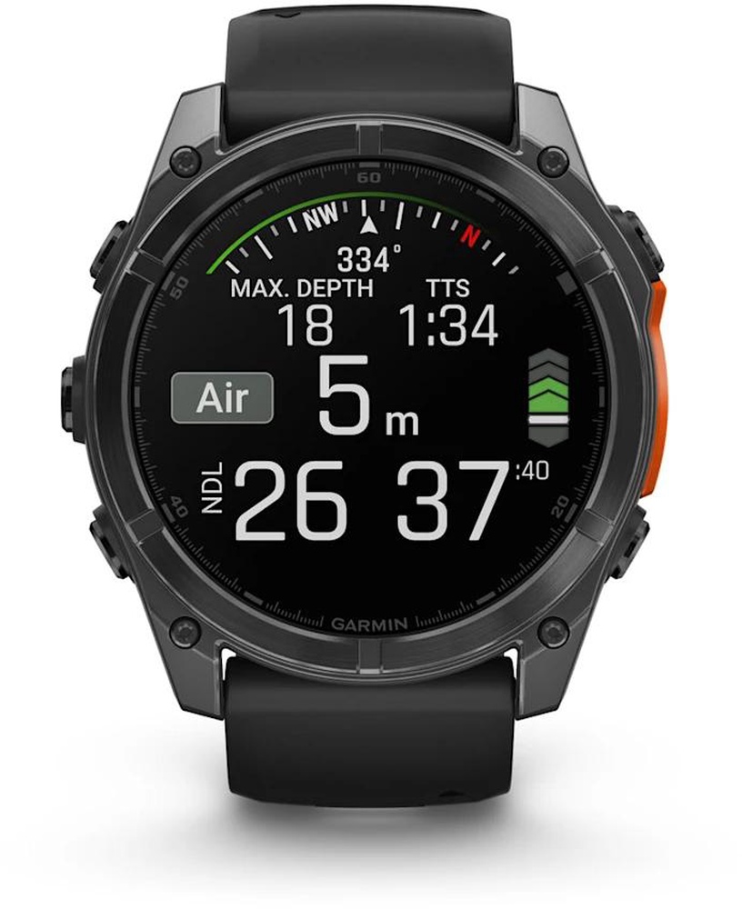 Nutikell Garmin Fenix 8 51mm AMOLED 010-02905-00, must