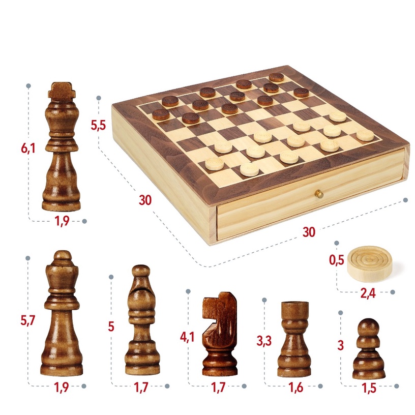 Male ja kabe CB Toys Chess & Checkers 58958