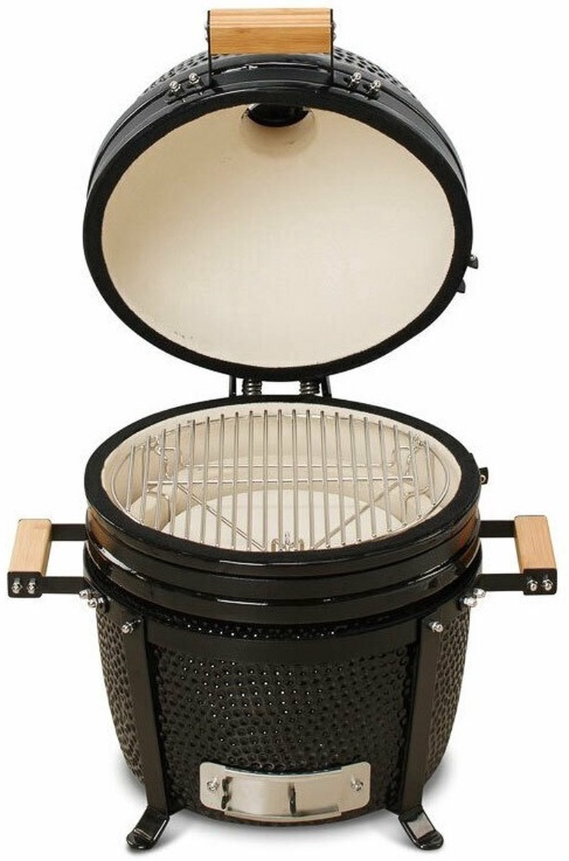 Grill Kamado Bono Minimo, must, 40 cm