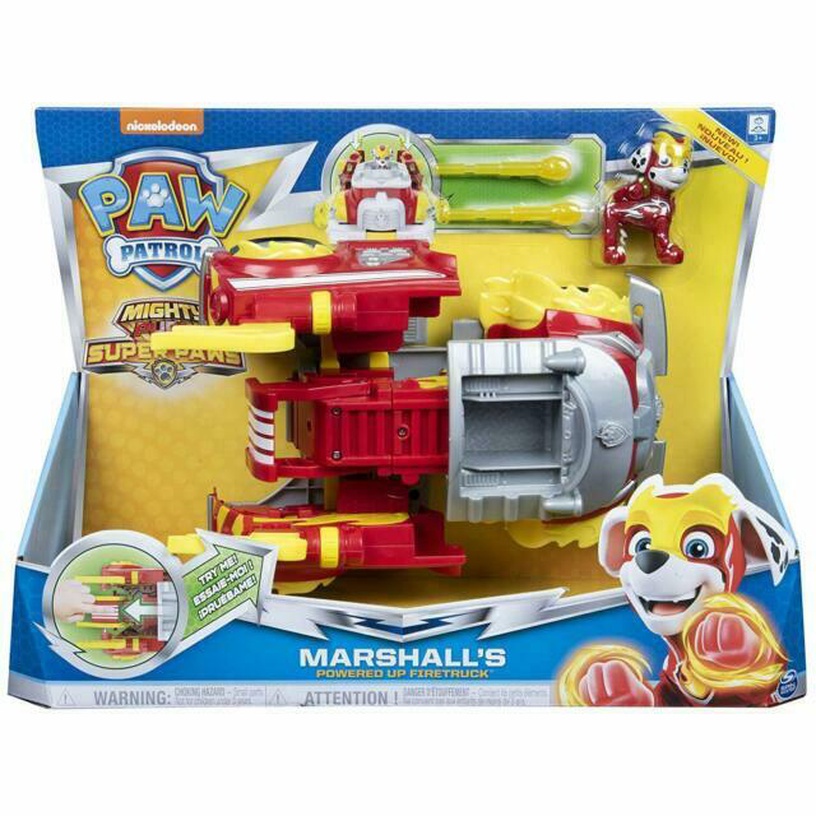 Игрушечный вертолет Spin Master Power Changing Marshal 6053686, красный