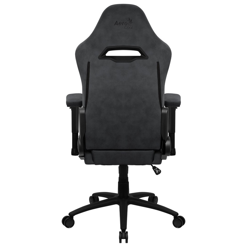 Spēļu krēsls AeroCool ROYAL AeroSuede, tumši pelēks