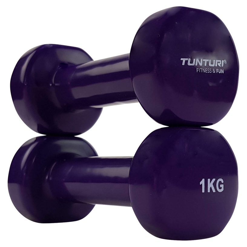 Hantel Tunturi 14TUSFU109, 1 kg x 2 tk