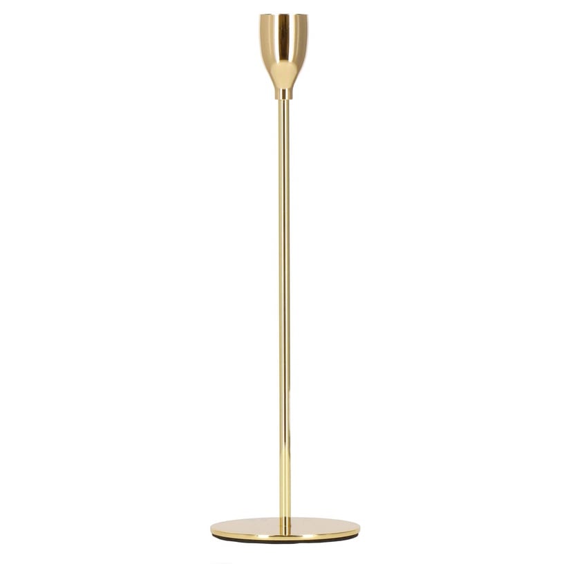 Svečturis Springos HA7264, metāls, Ø 8 cm, 33 cm, zelta