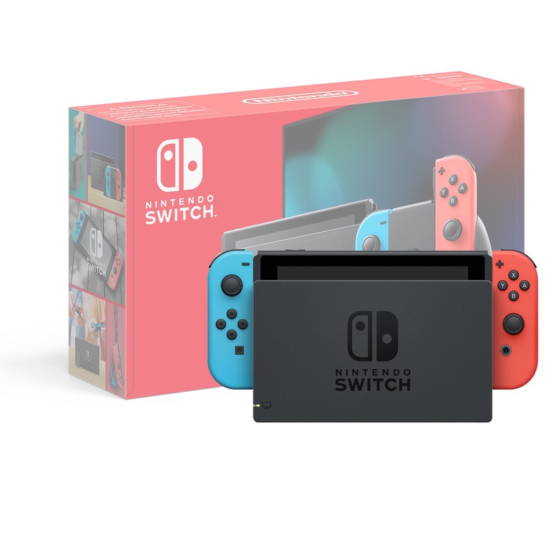 Mängukonsool Nintendo Switch Neon-Red/Neon-Blue, HDMI / Wi-Fi / USB Type A / USB Type-C, 32 GB