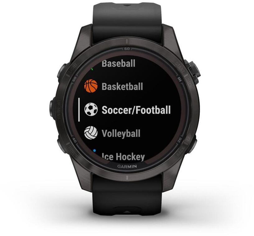 Умные часы Garmin Fenix 7S Pro Sapphire Solar 010-02776-11, серый