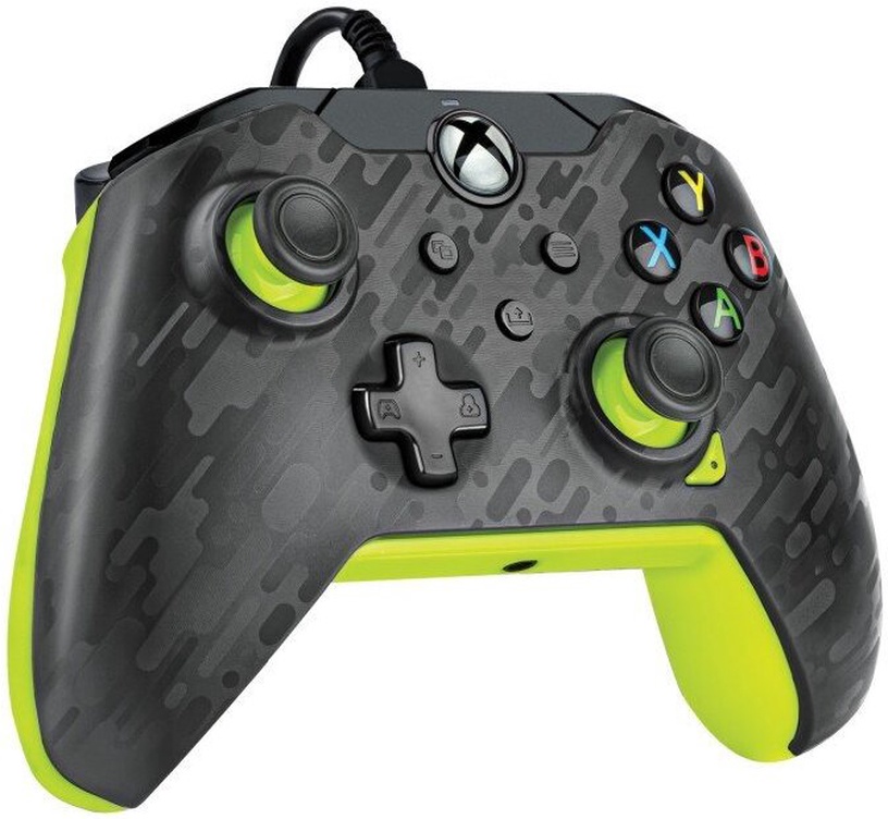 Mängukontroller PDP Xbox X/S & One Electric Carbon, must/hall/heleroheline