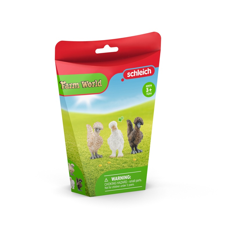 Фигурка-игрушка Schleich Farm World Chicken Friends 42574S, 3 шт.