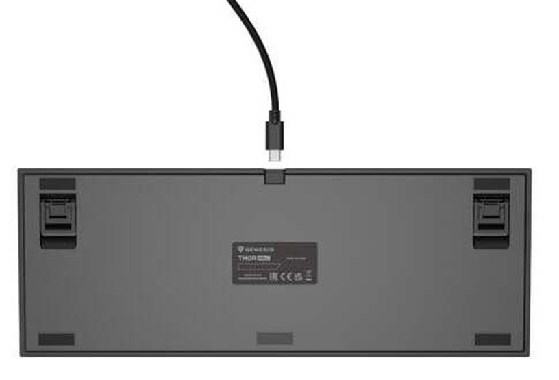 Клавиатура Genesis Thor 404 Gateron Yellow Pro, Английский (US), черный