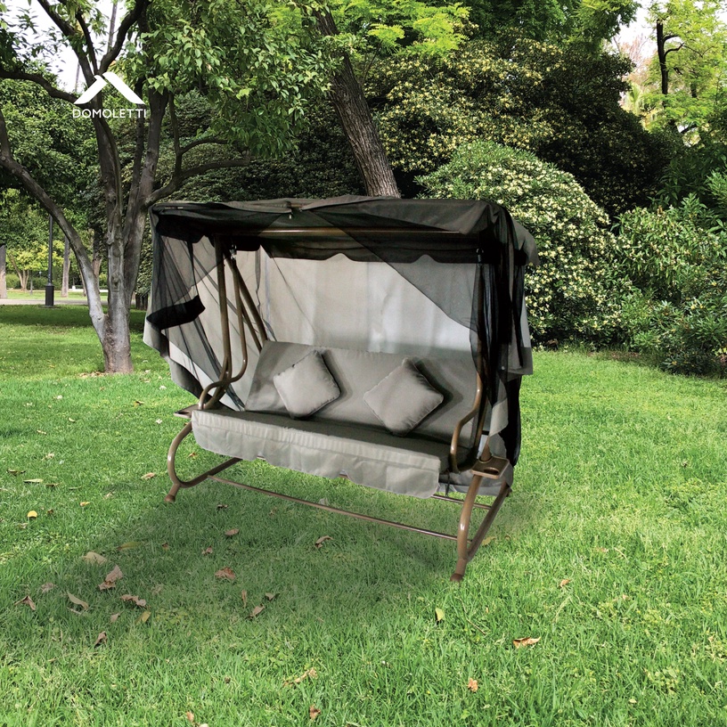 Diivan-kiik Domoletti HC-998D, hall, 202 cm x 114 cm x 169 cm