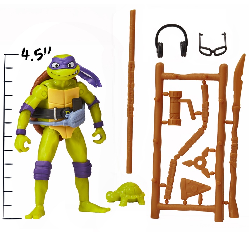 Rotaļlietu figūriņa, bruņurupuči nindzjas Playmates Toys Turtles Donatello 83282, 11.4 cm