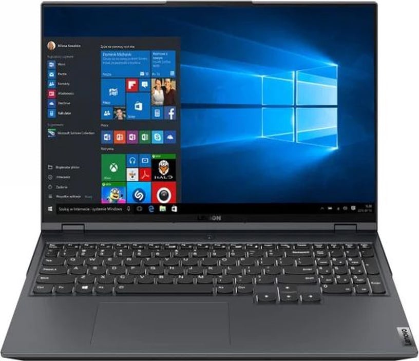 Ноутбук Lenovo Legion 5 Pro 82JD0090PB PL, i7-11800H, 16 GB, 1 TB, 16 ″, RTX 3070, черный/серый, en