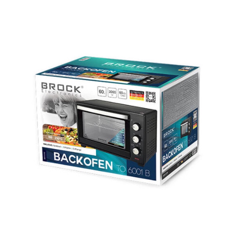Mini cepeškrāsns Brock TO 6001 B