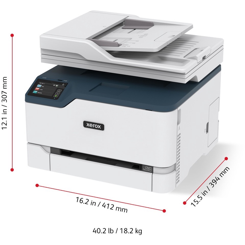 Multifunktsionaalne printer Xerox C235, tindiprinter, värviline