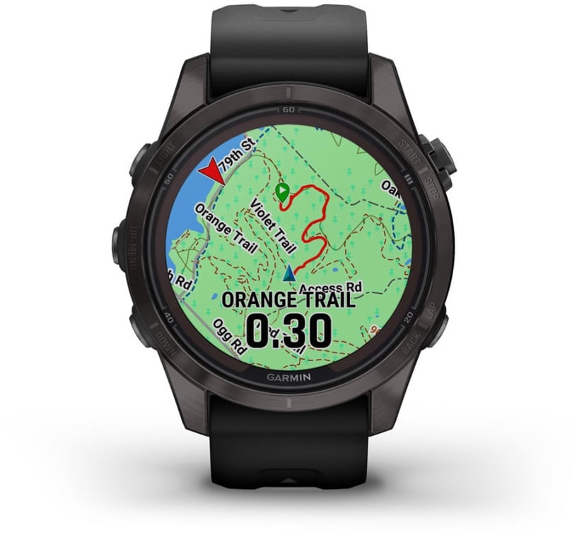 Умные часы Garmin Fenix 7S Pro Sapphire Solar 010-02776-11, серый