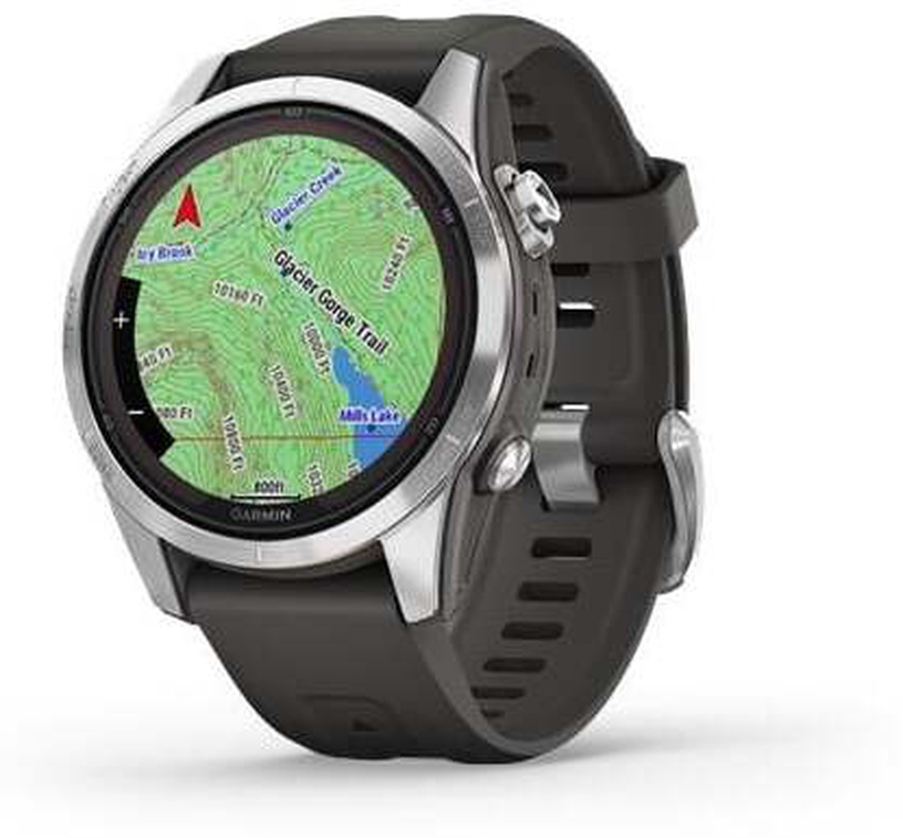 Nutikell Garmin Fenix 7S Pro Solar, hõbe