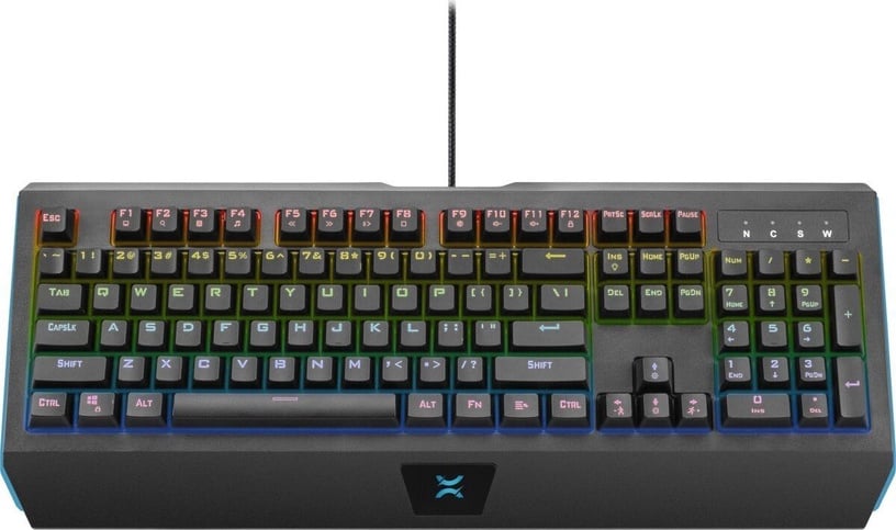 Klaviatuur NOXO Vengeance KY-MK28 Blue, EN, sinine/must