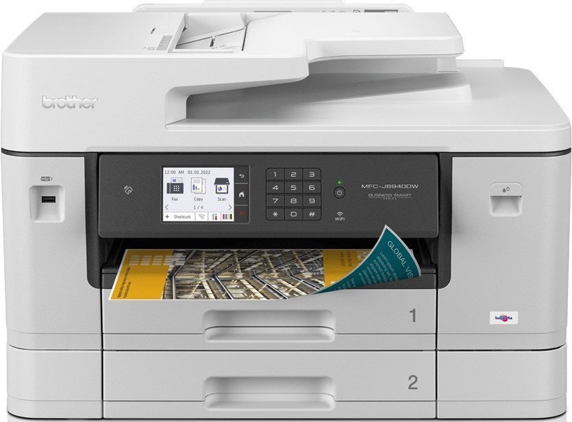 Daudzfunkciju printeris Brother MFC J6940DW, tintes, krāsains