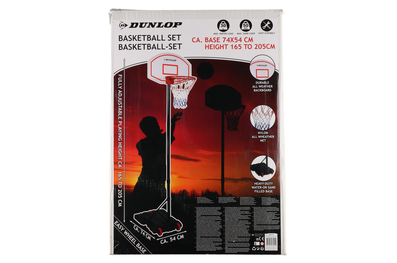 Korvpallialus laua ja rõngaga Dunlop Basketball Set