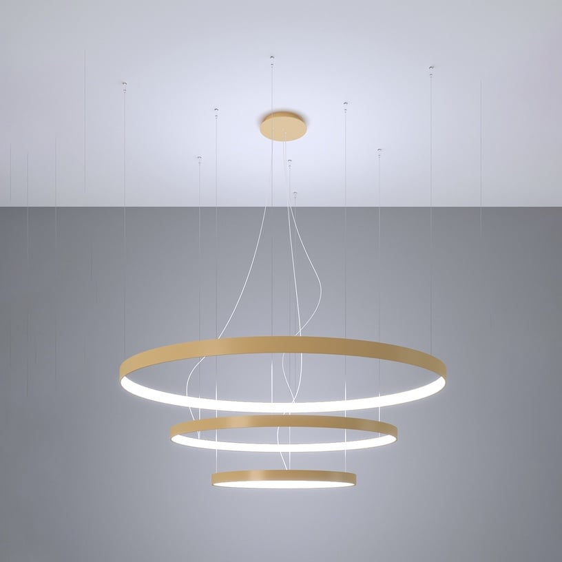 Lampa karināms Thoro Lighting Rio 3 55/78/110, 150 W, LED, 4000 °K