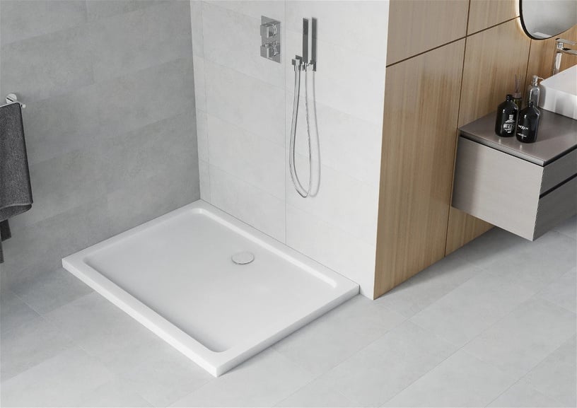 Dušialus Mexen Flat Slim, 70 cm x 80 cm