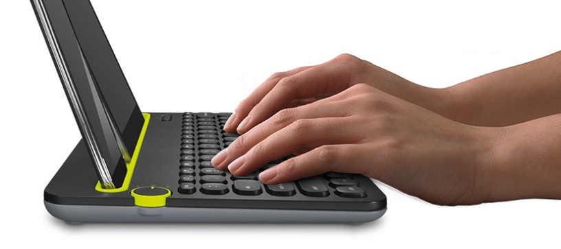 Klaviatūra Logitech K480, EN/RU, melna, bezvadu