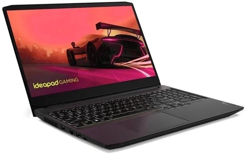 Sülearvuti Lenovo IdeaPad Gaming 3 15ACH6, AMD Ryzen 5 5600H, 16 GB, 512 GB, 15.6 ", RTX 3050, must, en