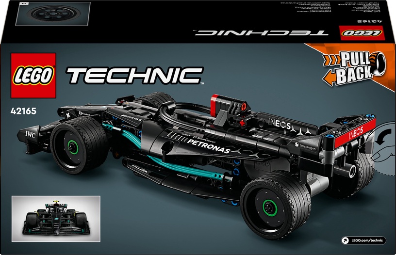 Konstruktors LEGO® Technic Mercedes-AMG F1 W14 E Performance Pull-Back 42165
